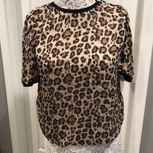 Leopard print andeawy Blouse